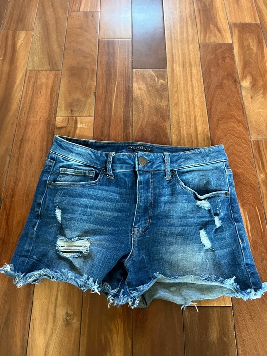 Aeropostale Pants - Aeropostale Distressed Dark Blue Denim Shorts